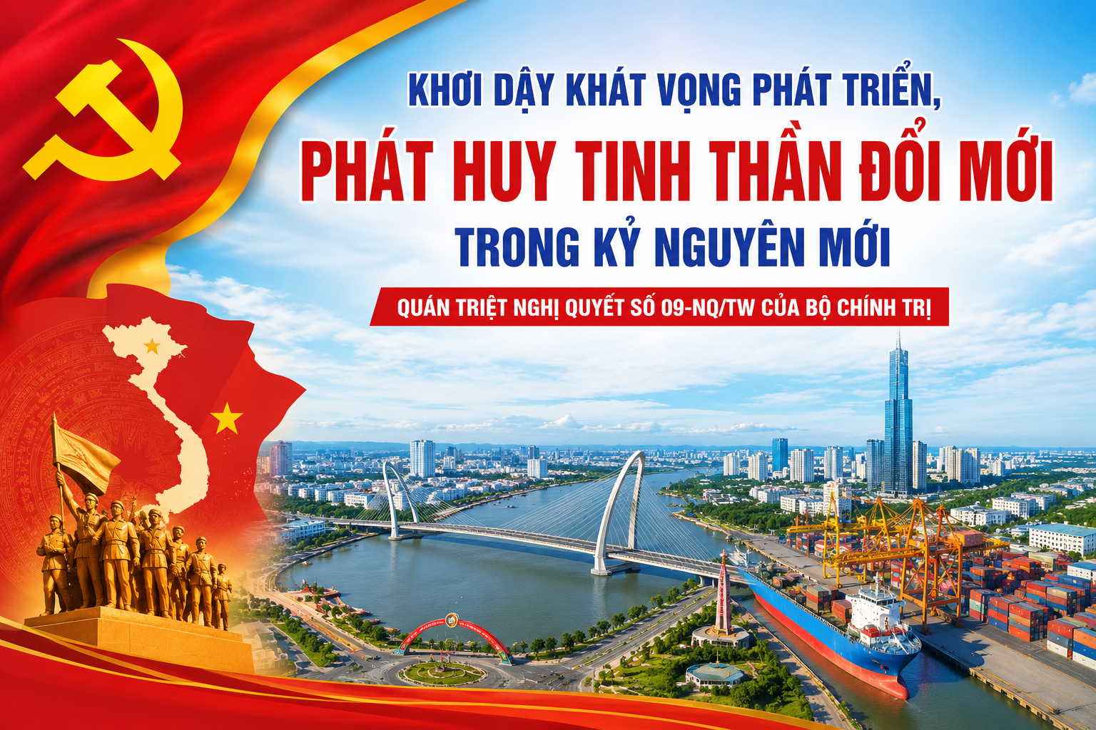 Khơi dậy khát vọng phát triển, phát huy tinh thần đổi mới trong kỷ nguyên mới (Tuyên truyền Nghị quyết số 09-NQ/TW của Bộ Chính trị)
